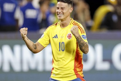 James Rodríguez disputó la Copa América 2024 con la selección de Colombia.