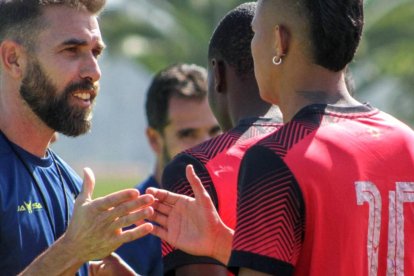El entrenador argentino Sebastián Blázquez lleva dos semanas al frente del cuadro oriental