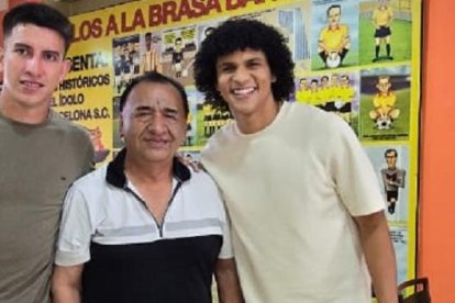 Fernando Gaibor, Ángel Encalada y Eduard Bello