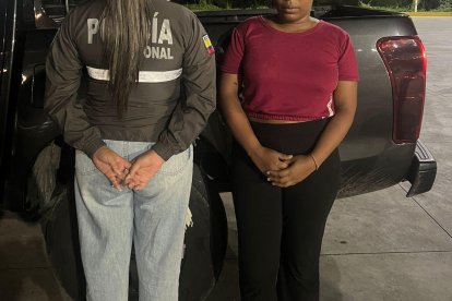 La mujer se escondía en una casa de Machala, en El Oro.