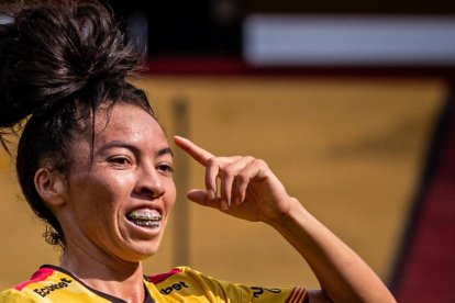 Samantha Avilés jugadora de Barcelona que estará ante Ñañas.