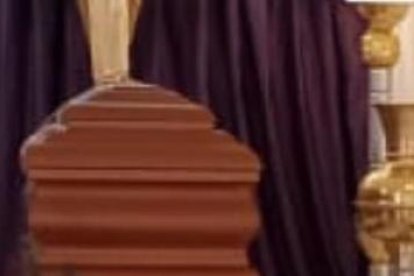 La velación se llevó a cabo en un inmueble del sector donde se produjo el crimen.