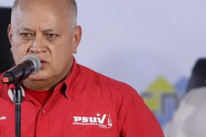 Diosdado Cabello anunció la detención de los españoles.