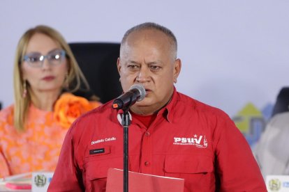 Diosdado Cabello anunció la detención de los españoles.
