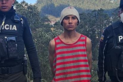 Este sujeto fue el primer detenido en la ciudad por supuestamente iniciar un incendio en El Panecillo.