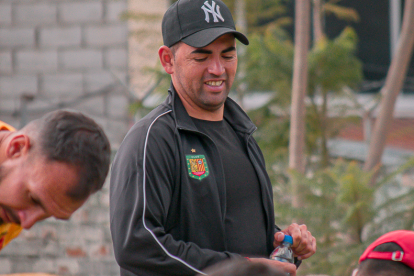 Luis Miguel Escalada le gusta estar cerca del equipo.