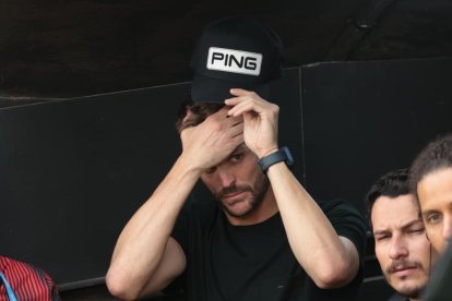 Javier Burrai no fue convocado, estuvo en el túnel del Monumental.