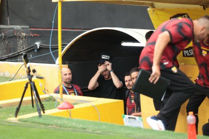 Javier Burrai no fue convocado, estuvo en el túnel del Monumental.
