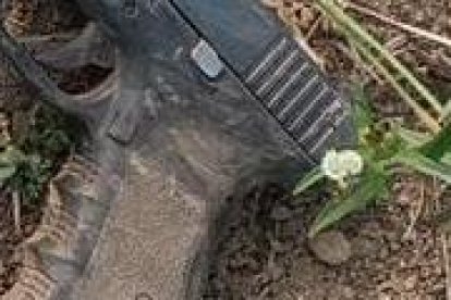 Una de las armas que habrían usado los sospechosos.