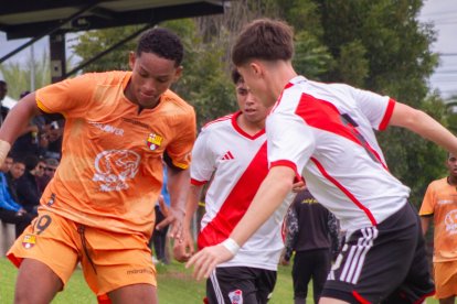 Johan García siendo parte de Barcelona.