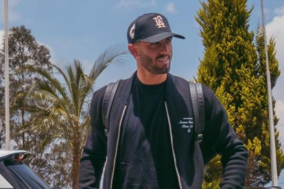 Leonardo Campana hizo su arribo a la Casa de la Selección.