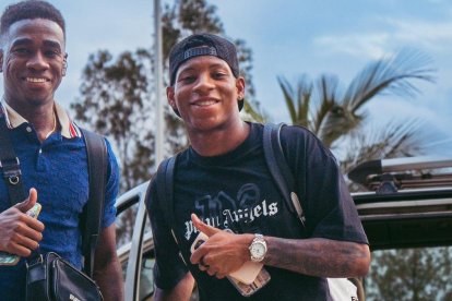 Félix Torres y Gonzalo Plata a su llegada a la Selección.