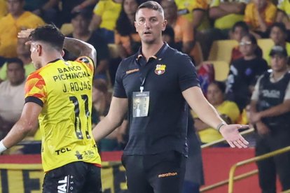 Germán Corengia dirigió a Barcelona en dos partidos.