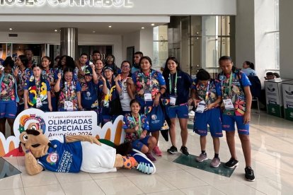 La delegación nacional durante su día de descanso visitaron el museo de laConmebol.