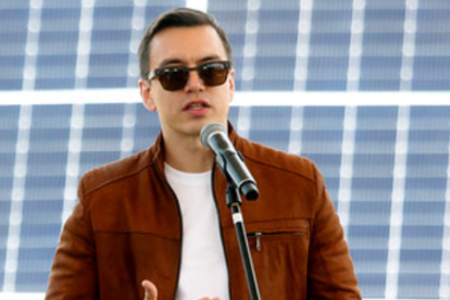 Daniel Noboa, presidente de Ecuador.