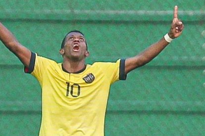 Justin Lerma ha hecho tres goles en el Sudamericano de Bolivia.