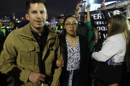 Gino Godoy llevó a su novia por primera vez a un concierto de esta magnitud.