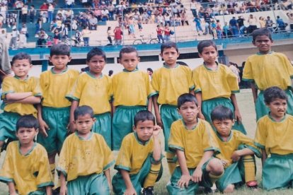 Recuerdos de Alan Franco en sus inicios.