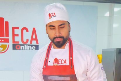 Fercho tiene un don para la cocina, dice su profesora
