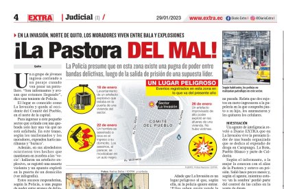 Este fue el reportaje que EXTRA hizo sobre la incidencia de La Pastora en el barrio.