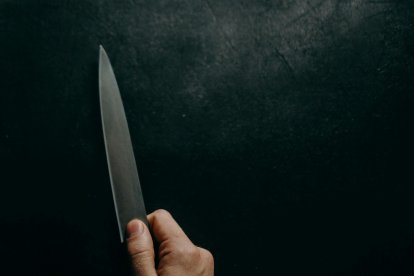 Los delincuentes tenían un cuchillo para intimidar al conductor.