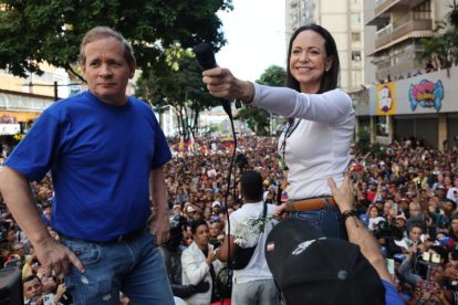 Machado reapareció después de 133 días en la clandestinidad.