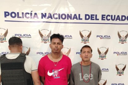 Los detenidos durante las intervenciones.