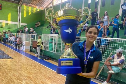 Angelina Vaicekauskas cuando estaba en Ecuador.