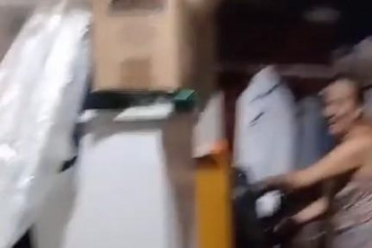 Captura de pantalla. Así quedaron algunas de las viviendas de la cooperativa Julio Cartagena.