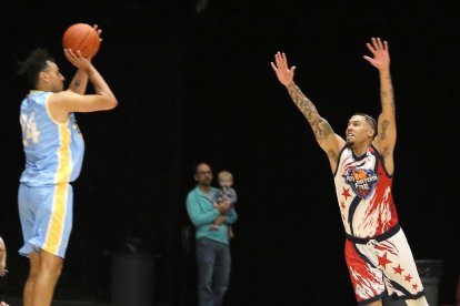 Alexander Guerra con los SkyKings de Oklahoma en el torneo de la The Basketball League. 
PERIODISTA: JERSON RUIZ
FECHA: 4/04/2025
AG-AGENCIA
AG-PERIODISTA