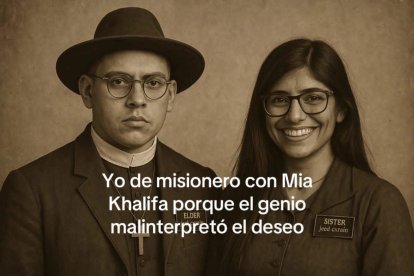 Se puede pedir cualquier cosa y la IA generará una imagen con humor.