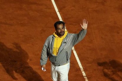 Fognini se despidió de su último Masters 1.000 de Roma.