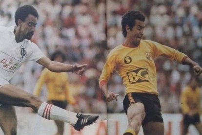 Toninho Vieira jugador del Barcelona de los años 80.