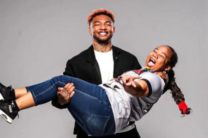 Michael Morales y su madre Katty Hurtado.