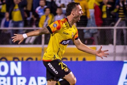 Octavio Rivero es el goleador de Barcelona SC.