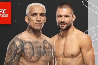 Charles Oliveira se enfrenta con Mateusz Gamrot en Rio de Janeiro.