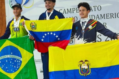 El ecuatoriano, Bayardo Naranjo, obtuvo el oro en relevos masculino y mixto, y el bronce individual.