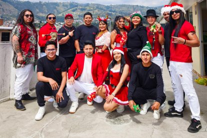 El grupo también publicó un video en sus redes sociales sobre cómo viven estas fechas.