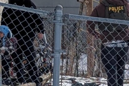 Liam Conejo Ramos, retenido por la policía de inmigración y control de fronteras de Estados Unidos (ICE)