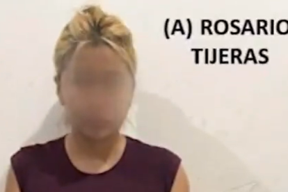 La Policía Nacional aseguró que esta mujer es la hermana del líder de la organización.