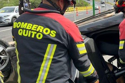 Personal del Cuerpo de Bomberos asistió a la emergencia