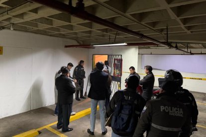 El operativo se hizo en el subsuelo del edificio.