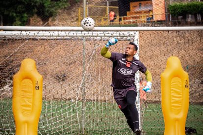 José Contreras arquero de Barcelona SC que tiene una buena temporada.