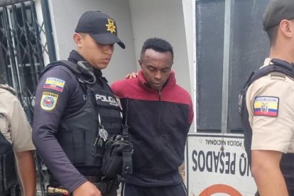 Christian Diablito Lara fue detenido junto a otros tres sujetos en el sur de Quito.