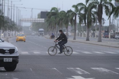 Las personas se levantaron hoy con la sorpesiva presencia de las cenizas.