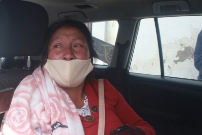 María Huatatoca es madre de Wilter Tanguila, uno de los fallecidos durante el atraco perpetrado la noche del domingo.