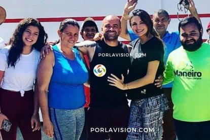 La foto fue captada en la Isla Margarita.