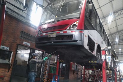 Usaron partes de unidades que entran a mantenimiento.