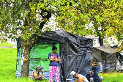 La mayoría de ocupantes son de nacionalidad ecuatoriana.