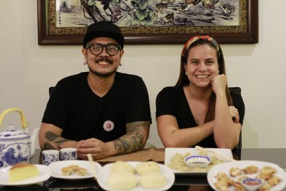 Mario Delgado, conocido como 'El Chino', y Cristina González.